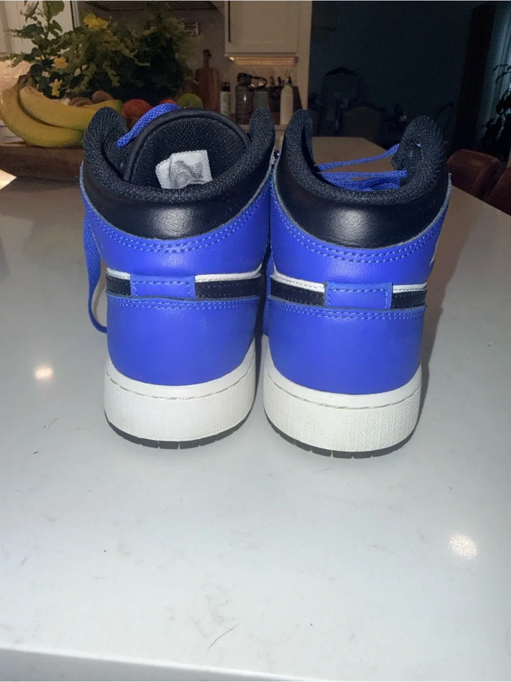 Jordan Kids High-Top Sneakers in Blue/White/Black
